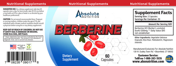 Absolute Beberine 60 ct.