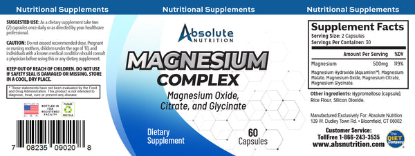 Absolute Magnesium Complex 60ct