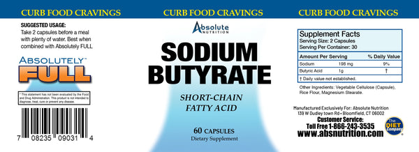 Sodium Butyrate 60ct