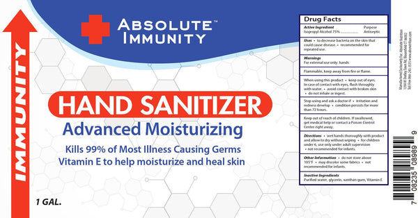 Absolute Immunity Hand Sanitizer Gallon
