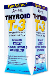 Absolute Thyroid T-3 180ct